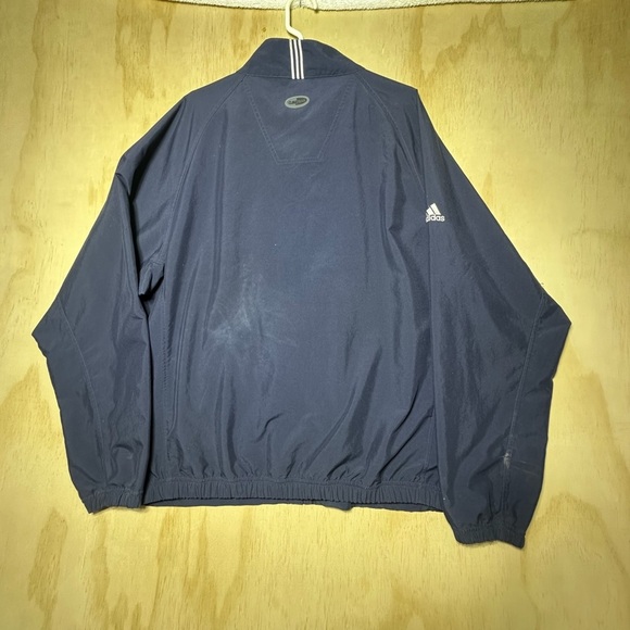 Adidas Men's Deep Blue Windbreaker Jacket - Picture 9 of 11